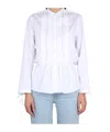 Aspesi Korean Collar Shirt In White