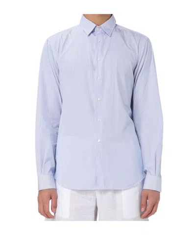 Aspesi Long Sleeve Shirt In Hellblau