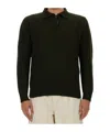 Aspesi Wool Jersey. In Military Green