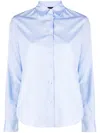 Aspesi Long-sleeved Shirt In Blue