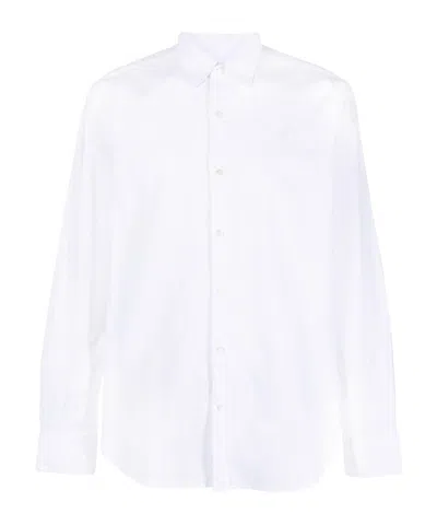 Aspesi Long Sleeved Buttoned Shirt In White