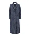 Aspesi Long Length Jacket Notched Lapels In Black