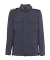 Aspesi Mini Field High-neck Zip-up Jacket In Black