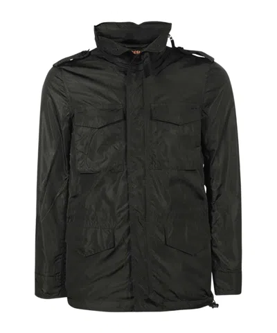 Aspesi Long-sleeved Casual Jacket In Black