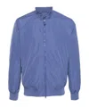 Aspesi Long-sleeved Casual Jacket In Blue