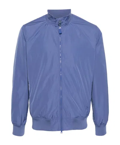 Aspesi Long-sleeved Casual Jacket In Blue