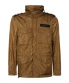 Aspesi Long-sleeved Casual Jacket In Brown