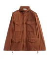 Aspesi Long-sleeved Casual Jacket In Brown