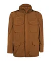 Aspesi Long-sleeved Casual Jacket In Brown