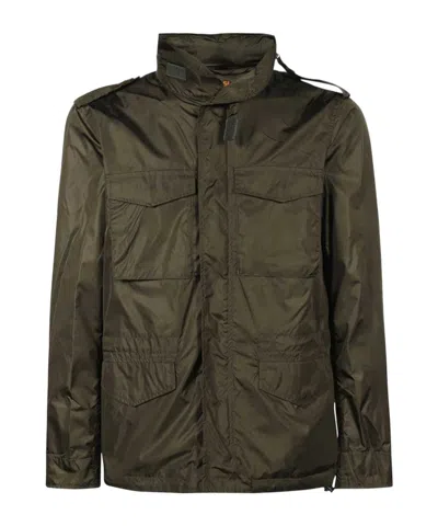 Aspesi Long-sleeved Casual Jacket In Brown
