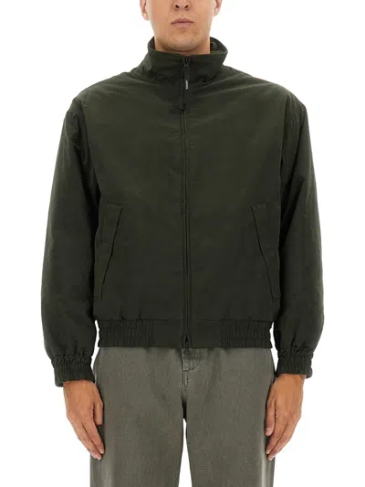 Aspesi Long-sleeved Casual Jacket In Green