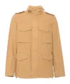 Aspesi Long-sleeved Casual Jacket In Nude