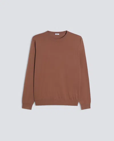 Aspesi Round-neck Sweater In Brown