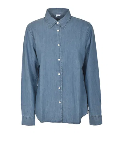 Aspesi Long-sleeved Denim Shirt