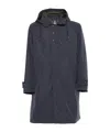 Aspesi Long-sleeved Hooded Casual Jacket In Black