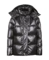 Aspesi Funnel-neck Padded Jacket In Black