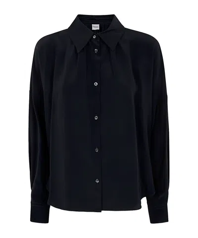 Aspesi Long-sleeved Shirt In Black