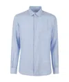 Aspesi Long-sleeved Shirt In Blue