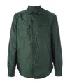 Aspesi Long-sleeved Shirt In Green