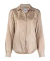 Aspesi Padded Shirt Jacket In Nude