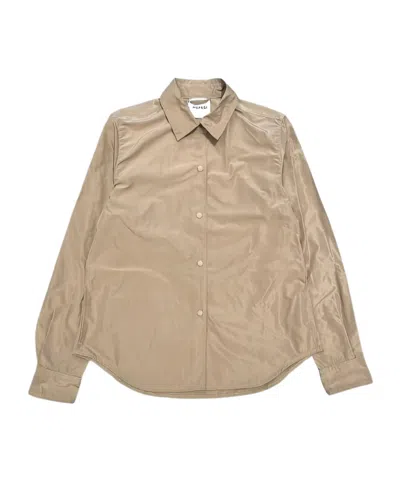 Aspesi Long-sleeved Shirt-style Casual Jacket In Neutral