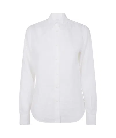 Aspesi Long-sleeved Shirt In White