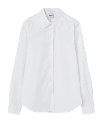 Aspesi Long-sleeved Shirt In White
