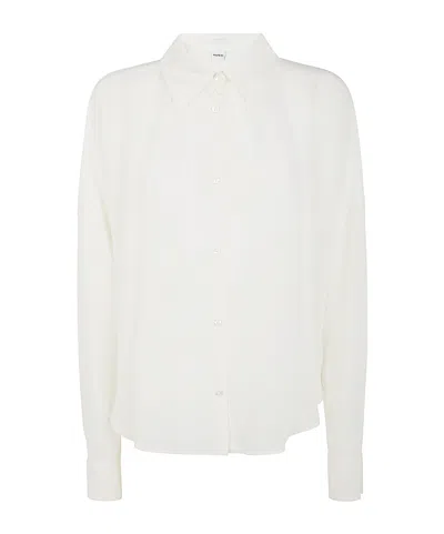 Aspesi Long-sleeved Shirt In White