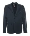 Aspesi Long-sleeved Suit Coat In Black