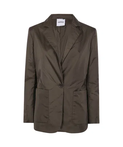 ASPESI PEAK LAPELS BLAZER