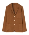 Aspesi Long Sleeved Suit Jacket In Brown
