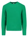 Aspesi Long Sleeves Wool Jumper In Green