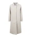 Aspesi Long Woolen Coat In Neutral