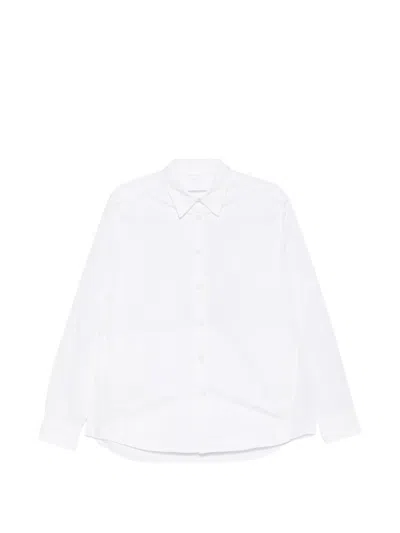Aspesi Long-sleeve Button-up Shirt In White