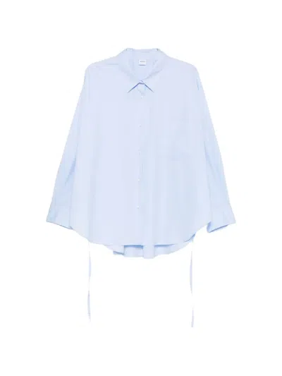 Aspesi Long-sleeve Pocket Shirt In Blue