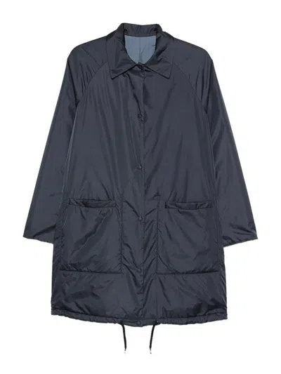 Aspesi Two-tone Reversible Nylon Jacket In Black