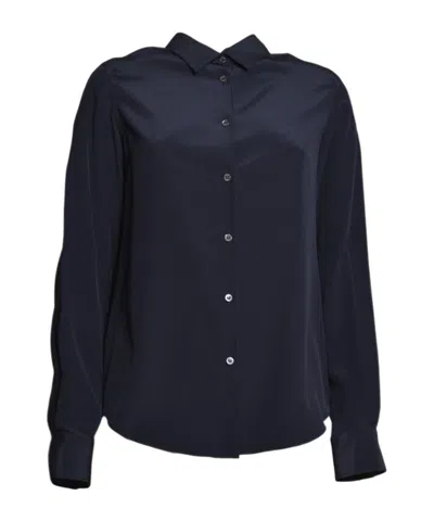 Aspesi Long-sleeve Button-down Shirt In Blue