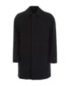 Aspesi Loose Fitted Coat In Black