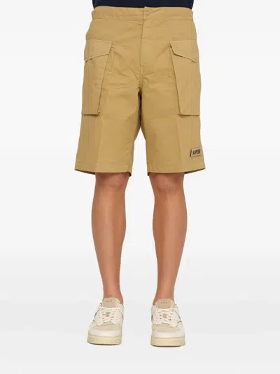 Aspesi Lou Bis Cargo Shorts In Brown