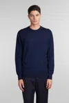 ASPESI M195 KNITWEAR IN BLUE WOOL