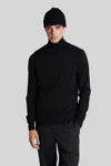 Aspesi M196 Knitwear In Black Wool In Black