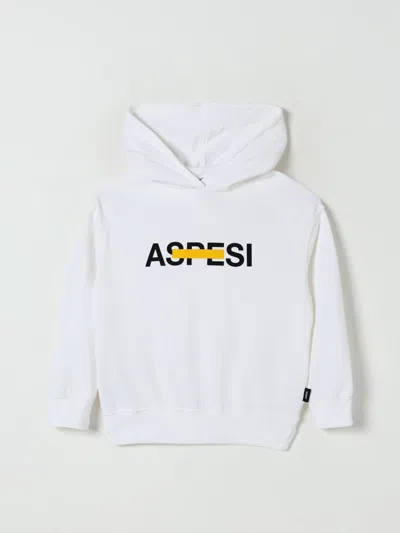 ASPESI SWEATER ASPESI KIDS COLOR WHITE,428492001