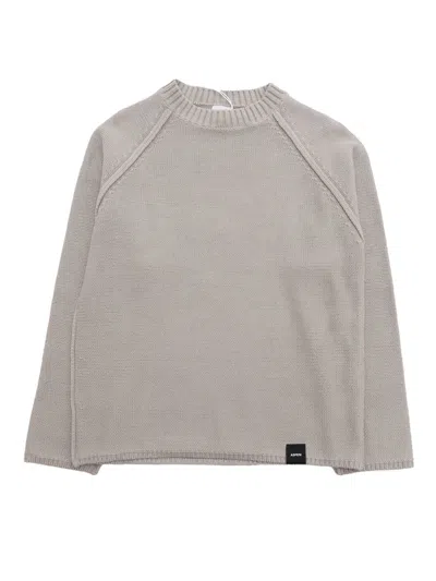 Aspesi Maglia Tricot In Gray