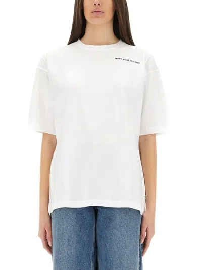 Aspesi Heartwarming Regular Fit T-shirt In White