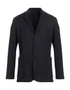 Aspesi Man Blazer Black Size L Virgin Wool, Elastane