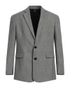 Aspesi Man Blazer Black Size S Virgin Wool