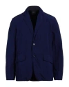 Aspesi Man Blazer Bright Blue Size M Polyester, Polyamide In Blue