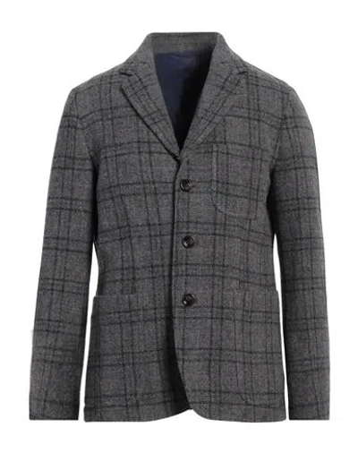 Aspesi Man Blazer Grey Size L Virgin Wool