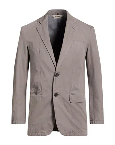 Aspesi Man Blazer Grey Size Xs Cotton In Gray