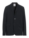 Aspesi Man Blazer Midnight Blue Size L Polyamide, Elastane In Blue